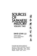 Sources of Japanese History - Lu, David J.