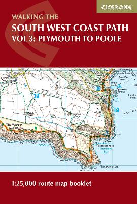 South West Coast Path Map Booklet - Vol 3: Plymouth to Poole: 1:25,000 OS Route Mapping - Dillon, Paddy