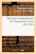 Spcimen Typographique de l'Imprimerie Royale