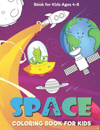 Space Coloring Book for Kids Ages 4-8: Fun, and Educational Outer Space Coloring with Planets, Rockets, Astronauts, Aliens & More! Jumbo Size (A4)