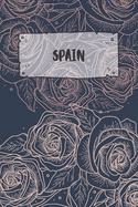 Spain: Ruled Travel Diary Notebook or Journey Journal - Lined Trip Pocketbook for Men and Women with Lines