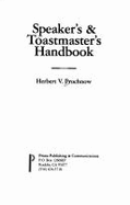 Speaker's and Toastmaster's Handbook - Prochnow, Herbert Victor