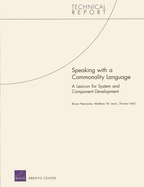 Speaking with a Commonality Language: A Lexicon for System and Component Development