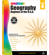 Spectrum Geography, Grade 4: Regions of the U.S.A. Volume 24