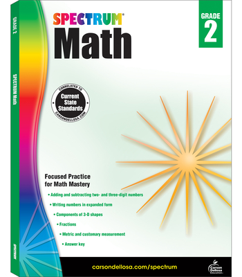 Spectrum Math Workbook, Grade 2: Volume 3 - Spectrum (Compiled by)
