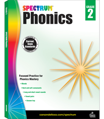 Spectrum Phonics, Grade 2: Volume 92 - Spectrum