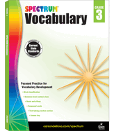 Spectrum Vocabulary, Grade 3: Volume 86