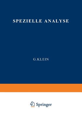 Spezielle Analyse: Dritter Teil Organische Stoffe III Besondere Methoden Tabellen - Bergmann, M.K., and Brieger, R., and Eisler, M.