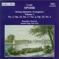 Spohr: String Quintets, Vol.1 - Adel Miklos (violin); Danubius String Quartet; Ilona Ribli (cello); Maria Zs Szabo (violin); Sndor Papp (viola)