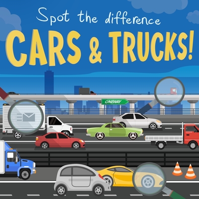 Spot the Difference - Cars and Trucks!: A Fun Search and Solve Book For Ages 3+ - Books, Webber