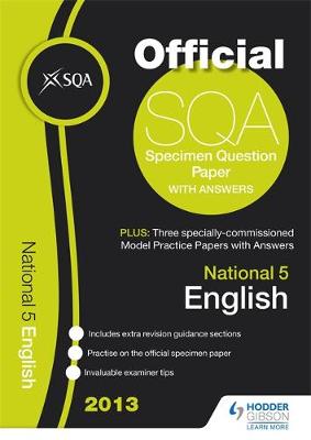 SQA Specimen Paper National 5 English and Model Papers - SQA