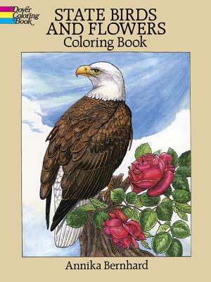 State Birds and Flowers Coloring Book - Bernhard, Annika