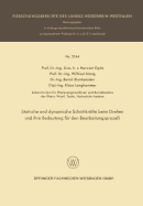 Statische Und Dynamische Schnittkr?fte Beim Drehen Und Ihre Bedeutung F?r Den Bearbeitungsproze?