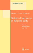 Statistical Mechanics of Biocomplexity: Proceedings of the XV Sitges Conference, Held at Sitges, Barcelona, Spain, 8-12 June 1998