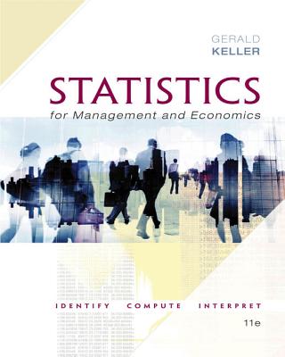 Statistics for Management and Economics (with Xlstat Bind-In) - Keller, Gerald