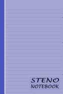 Steno Notebook: Gregg Shorthand Paper - Blue