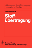 Stoffubertragung