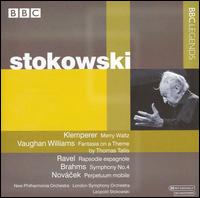 Stokowski Conducts Klemperer, Vaughan Williams, Ravel, Brahms, Novcek - Leopold Stokowski (conductor)