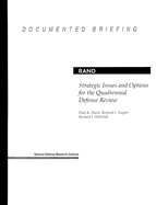 Strategic Issues and Options for the Quadrennial Defense Review