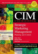Strategic Marketing Management: Planning and Control