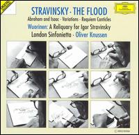 Stravinsky: The Flood; Wuorinen: A Reliquary for Igor Stravinsky - Antony Townsend (tenor); Bernard Jacobson (spoken word); David Wilson-Johnson (bass baritone); Lucy Shelton (spoken word);...