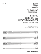 String Orchestra Accompaniments to Solos from Volumes 1 & 2: Bass