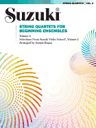String Quartets for Beginning Ensembles, Vol 2