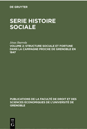 Structure Sociale Et Fortune Dans La Campagne Proche de Grenoble En 1847