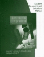 Student Solutions Manual for Zill/Cullen's Differential Equations with Boundary-Value Problems, 7th - Zill, Dennis G, and Cullen, Michael R