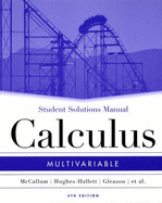 Student Solutions Manual to Accompany Multivariable Calculus