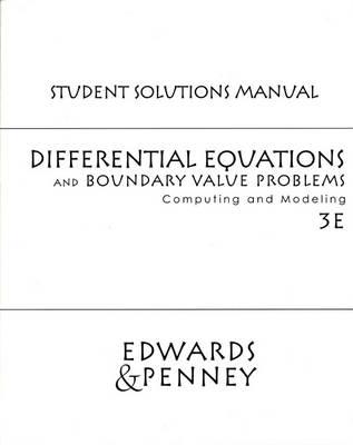 Student Solutions Manual - Edwards, C. Henry, and Penney, David E.