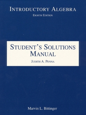 Student's Solutions Manual - Bittinger, Marvin L.