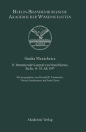 Studia Manichaica: IV. Internationaler Kongre? Zum Manich?ismus, Berlin, 14.-18. Juli 1997 - Emmerick, Ronald E (Editor), and Sundermann, Werner (Editor), and Zieme, Peter (Editor)