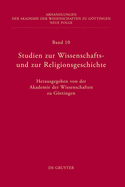 Studien Zur Wissenschafts- Und Zur Religionsgeschichte