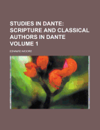 Studies in Dante; Volume 1