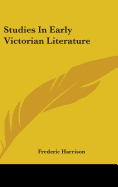 Studies In Early Victorian Literature