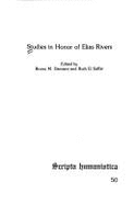 Studies in Honor of Elias Rivers