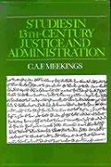 Studies in Thirteenth-Century Justice and Administration