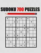 Sudoku 700 Puzzles: Sudoku puzzle book for adults, Easy - Hard -Very Hard -PUZZLES WITH SOLUTION