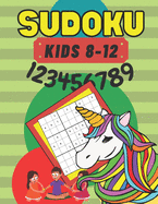 Sudoku: Ages 8-12 - Smart Girls - Brain Game - Improve Memory Critical Thinking Skills - Puzzle For Kids - Unicorn Cover -