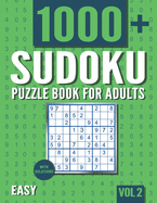 Sudoku Puzzle Book for Adults: 1000+ Easy Sudoku Puzzles with Solutions - Vol. 2
