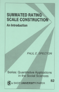 Summated Rating Scale Construction: An Introduction