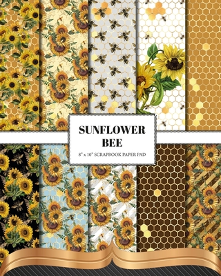 Sunflower Bee Scrapbook Paper - Lion, The Inky