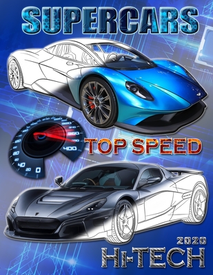 Supercars top speed: 2020 Coloring book for all ages - Cross, Alex