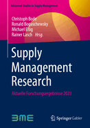 Supply Management Research: Aktuelle Forschungsergebnisse 2023