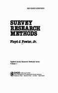 Survey Research Methods - Fowler, Floyd J