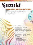 Suzuki Bass School MIDI Disk Acc./CD-Rom, Vol 1: MIDI Disk & CD-ROM