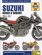 Suzuki SV650 and SV650S Service and Repair Manual: 1999 to 2008