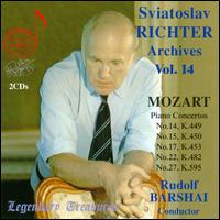 Sviatoslav Richter Archives, Vol. 14: Sviatoslav Richter plays Mozart - Sviatoslav Richter (piano); Moscow Chamber Orchestra; Rudolf Barshai (conductor)