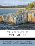 Syllabus Series, Volume 118